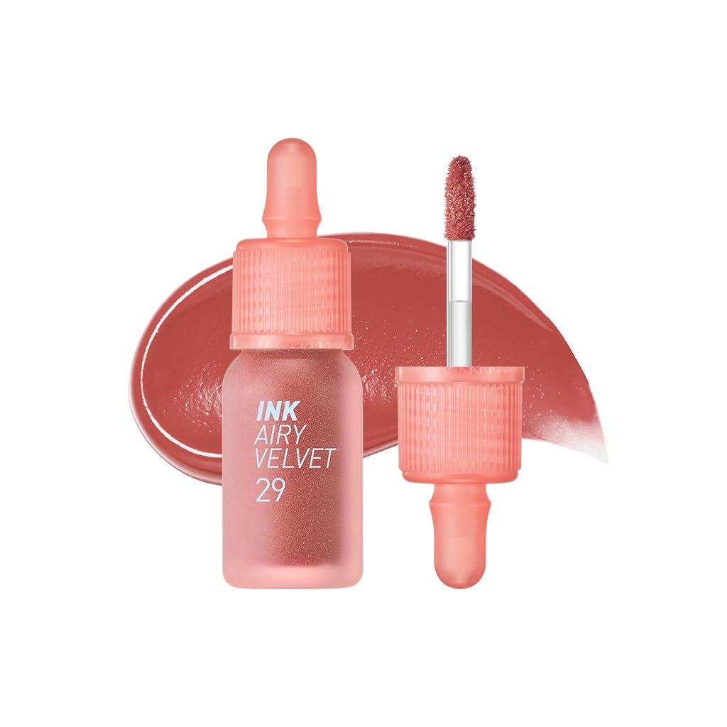 Peripera Ink Airy Velvet Lip Tint - flacon visible, couleur pigmentée prête pour une tenue longue durée.