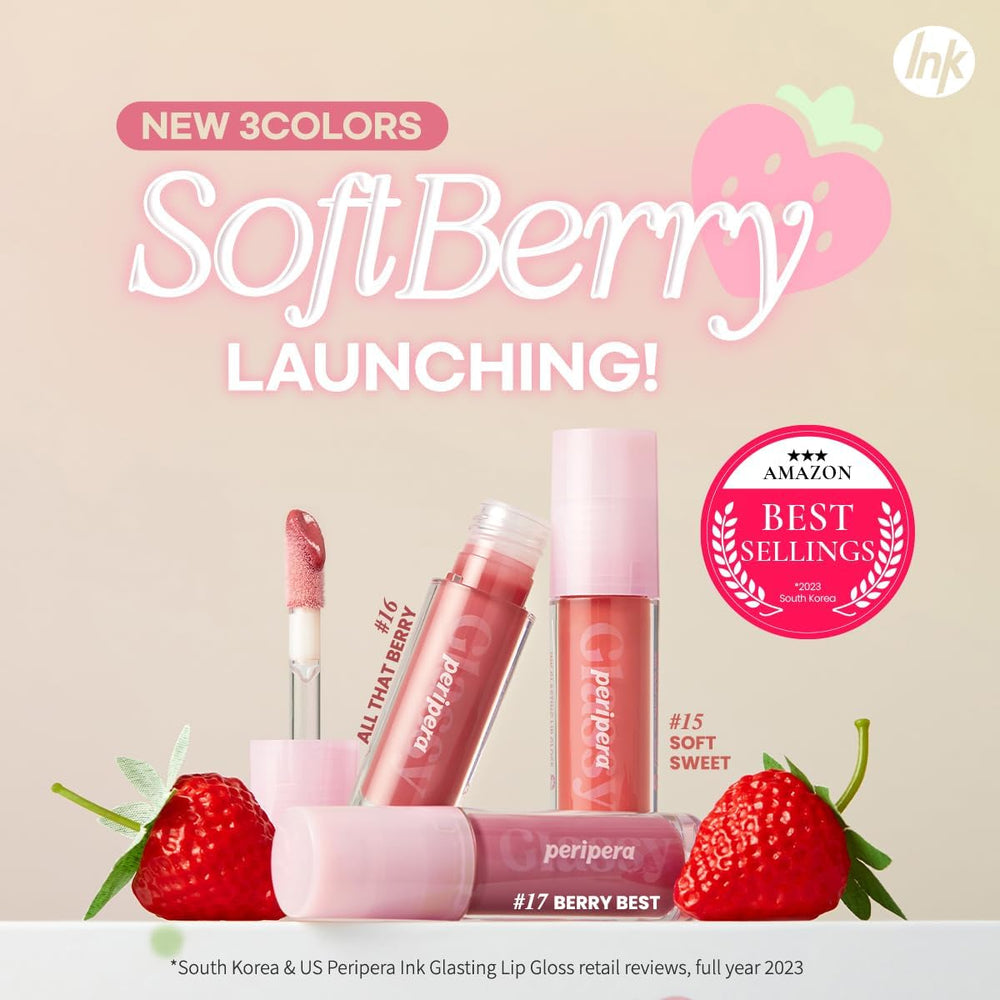 Peripera Ink Glasting Lip Gloss offre une brillance glacée et durable.