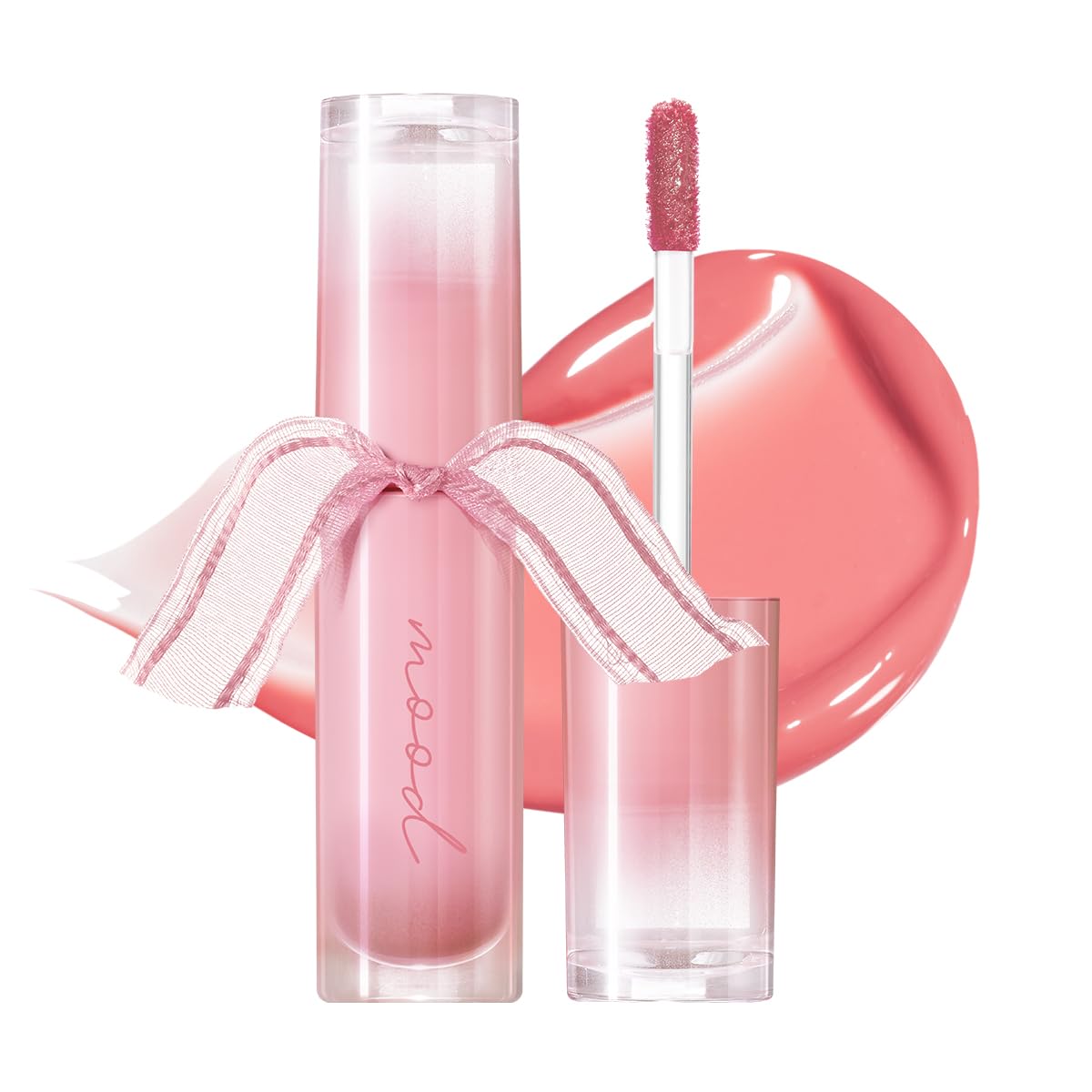 Ink Mood Glowy Tint — bouteille-lustre et hydratation légère pour lèvres.