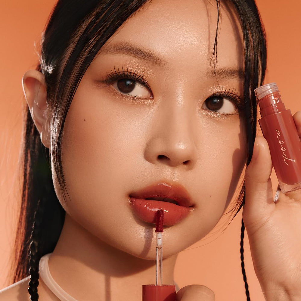 Finition lumineuse de Peripera Ink Mood Glowy Tint pour un look quotidien