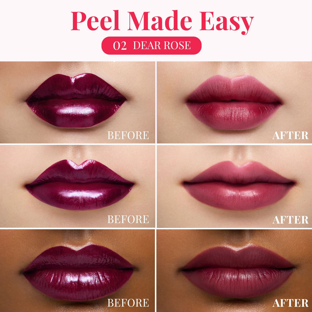 Peripera Ink Peel Off Lip Stain avec applicateur doux pour une application précise.