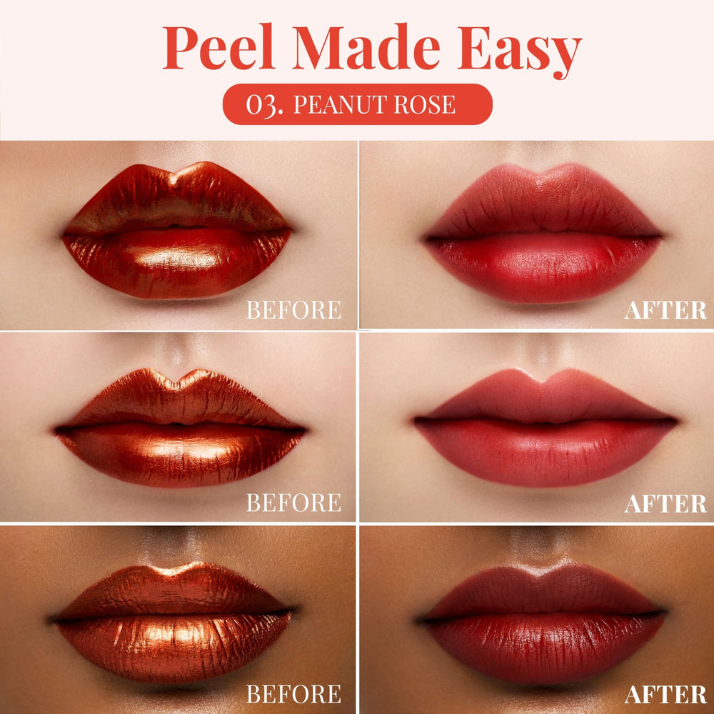 Peripera Ink Peel Off Lip Stain – application précise pour un fini homogène.