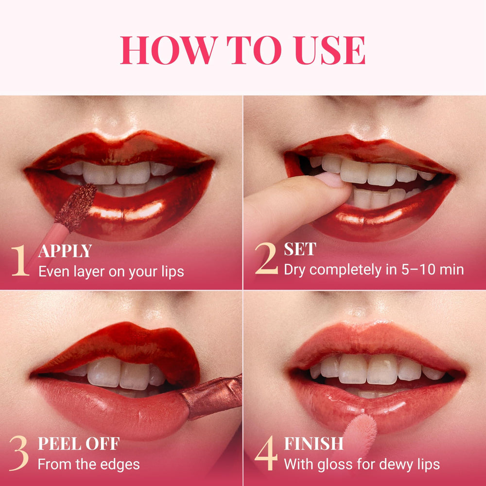 Peripera Ink Peel Off Lip Stain lèvres hydratées grâce aux céramides NP.