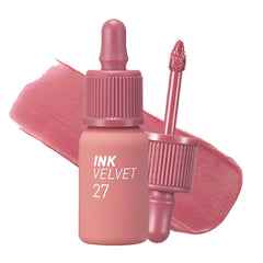 Peripera Ink The Velvet Lip Tint : application mousse pour couleur vive et uniforme