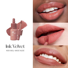 Peripera Ink the Velvet Lip Tint confort-formule pour lèvres hydratées.