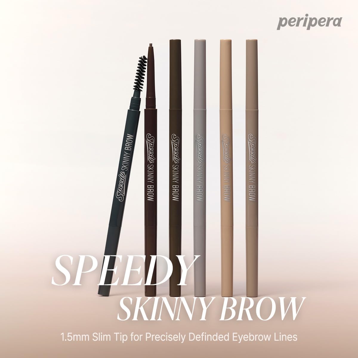 PERIPERA Speedy Skinny Brow – sans paquets pour une application lisse.