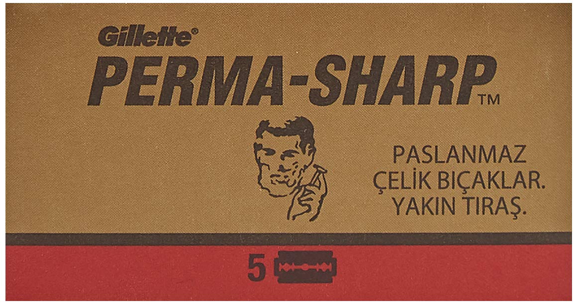 Perma-Sharp pour utilisation par barbier, rasage précis et constant
