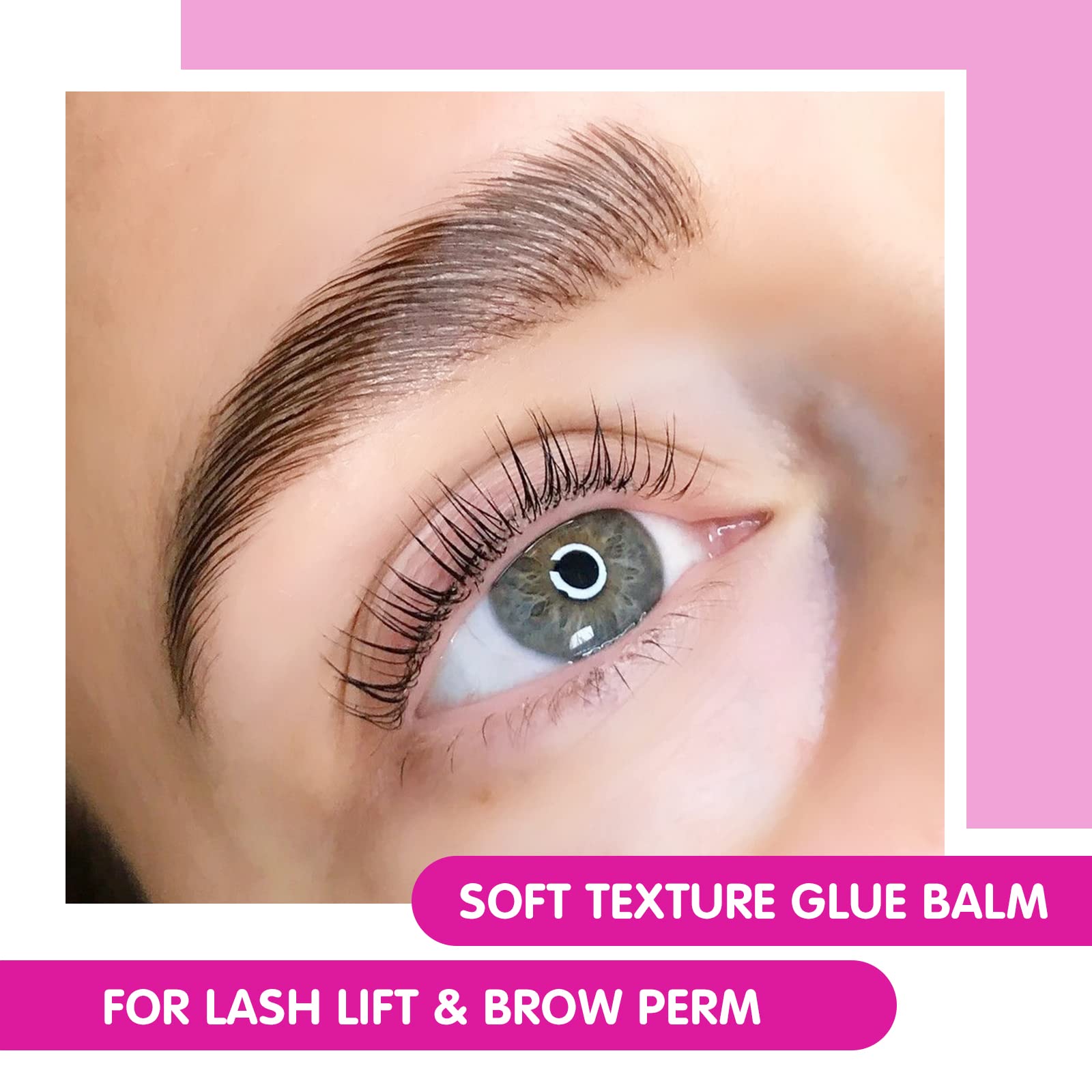 Parfum fruité et couleurs vives du Lash Glue Balm PERMANIA.