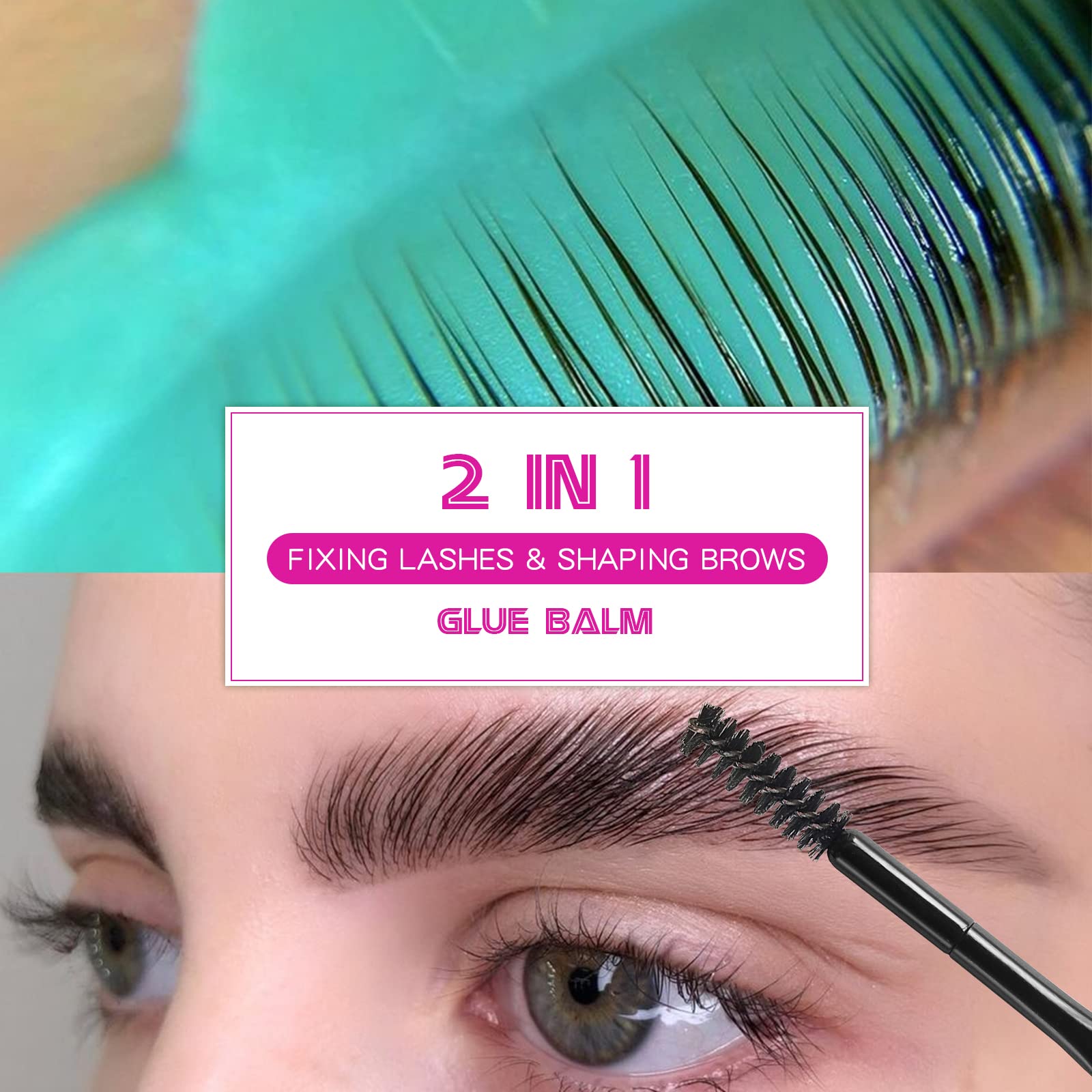 Lash Glue Balm PERMANIA résistant à l’eau pour une tenue durable.