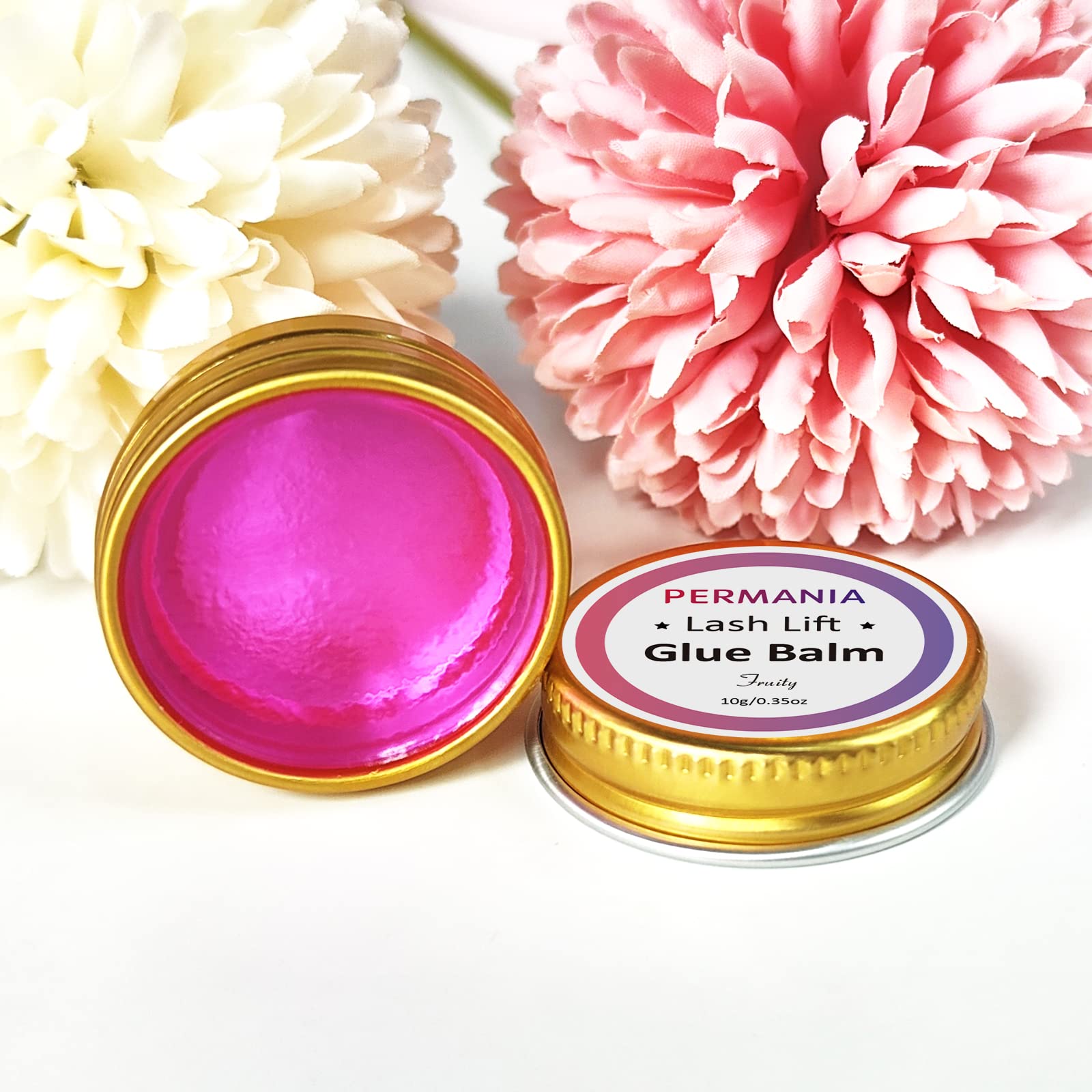 Utilisation à domicile avec PERMANIA Lash Glue Balm.