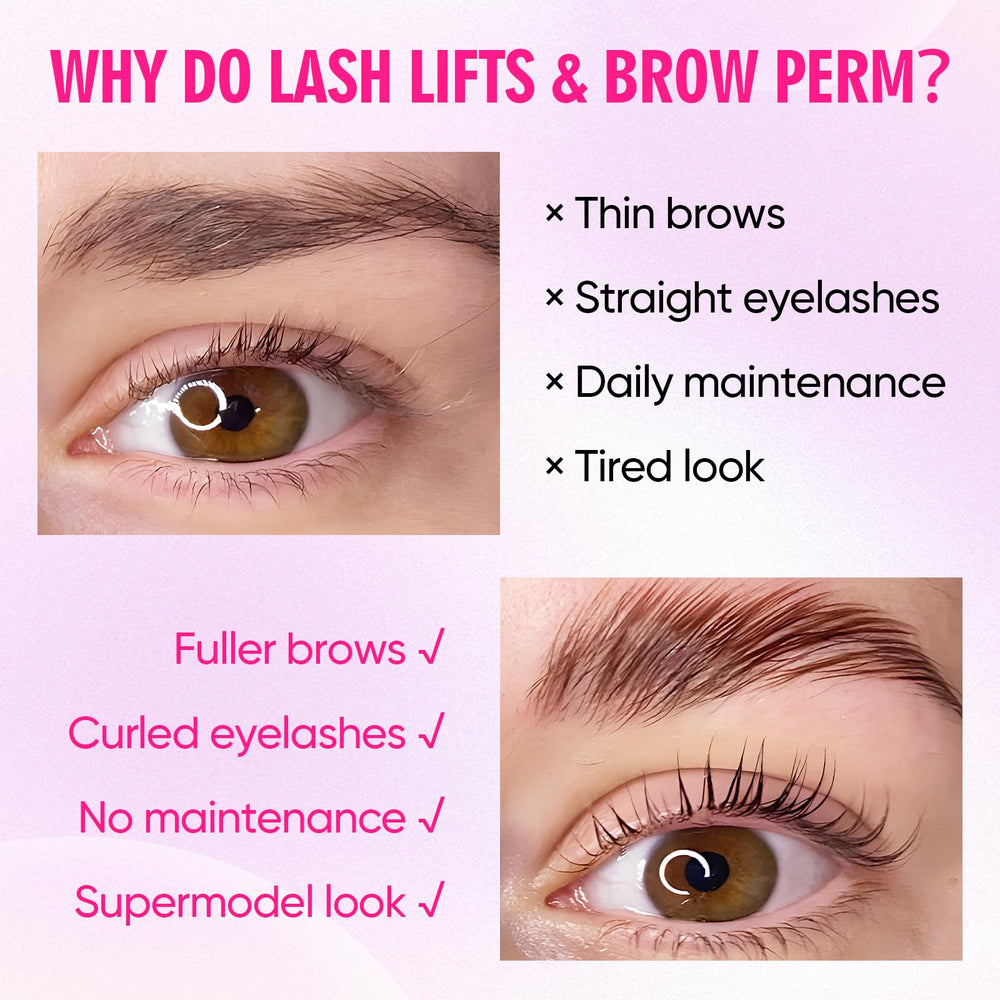 PERMANIA Lash Lift Kit, outils complets pour une application à domicile