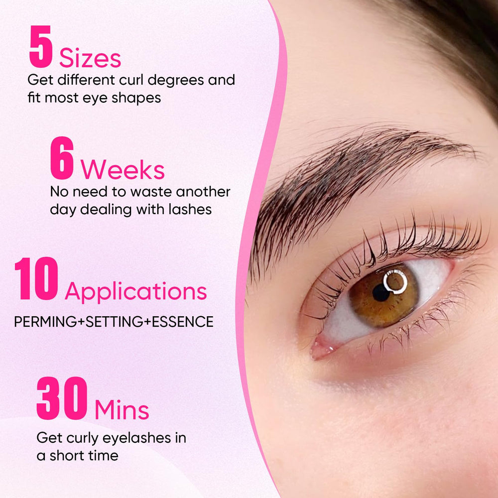 PERMANIA Lash Lift Kit, traitement court pour une courbure rapide