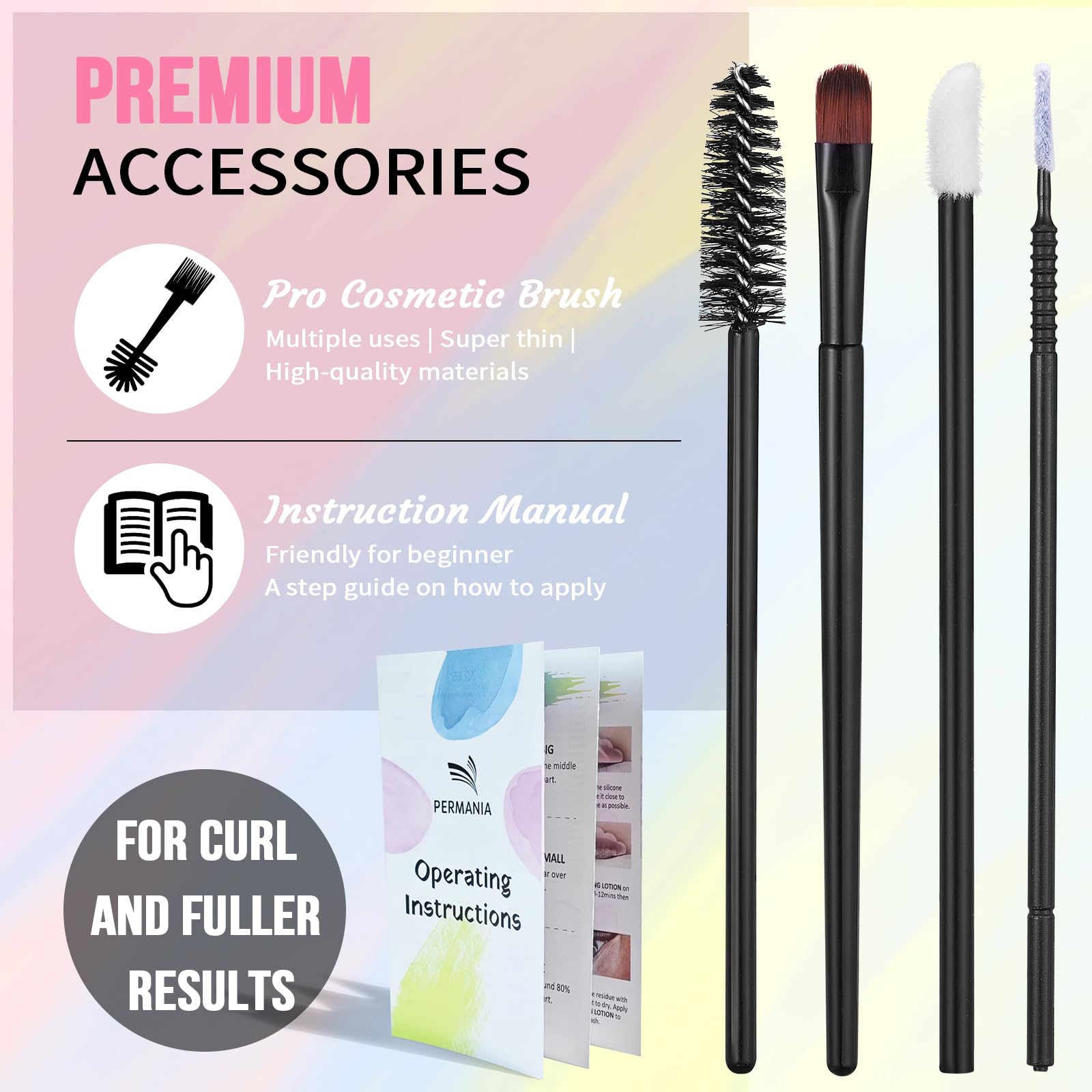 PERMANIA Outils Lamination Cils et Sourcils – précision et confort