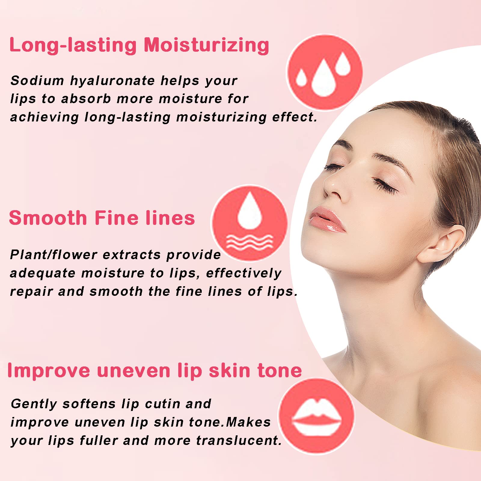 Permotary masque lèvres crystal: meilleure absorption et nutrition ciblée.