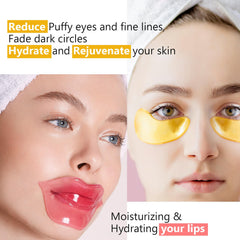 Masque lèvres cristal collagène Permotary pour nourrir et lisser les lèvres.