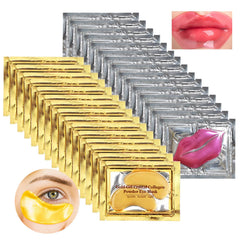 Masque yeux Or 24k Permotary pour hydrater et raffermir le contour des yeux.