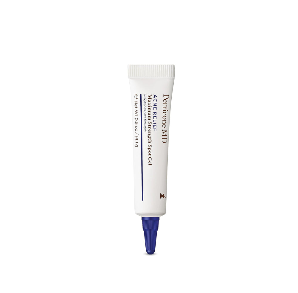 Perricone MD Acne Relief Gel: emballage élégant pour une routine ciblée du soin.