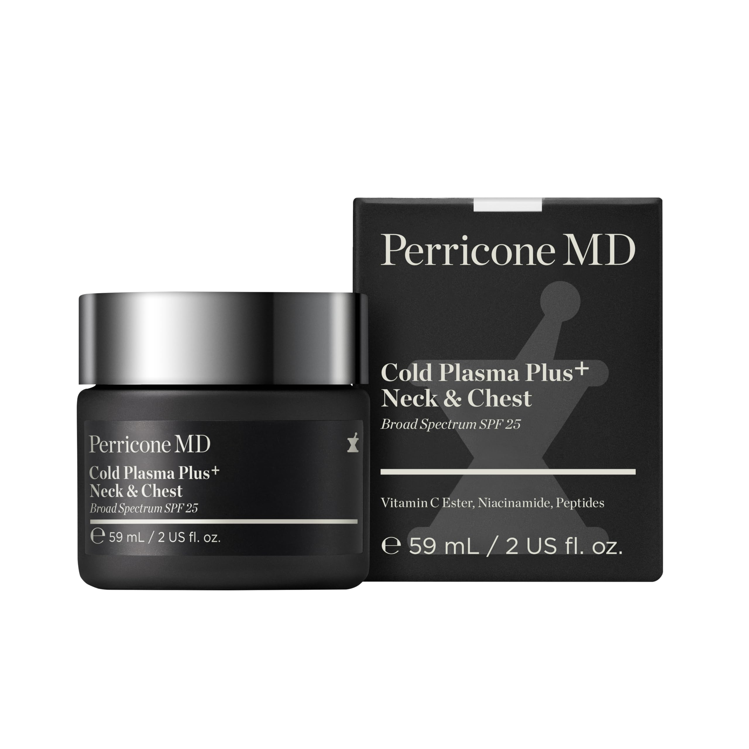 Perricone MD Cold Plasma Plus décolleté zone visée pour un teint uniforme.