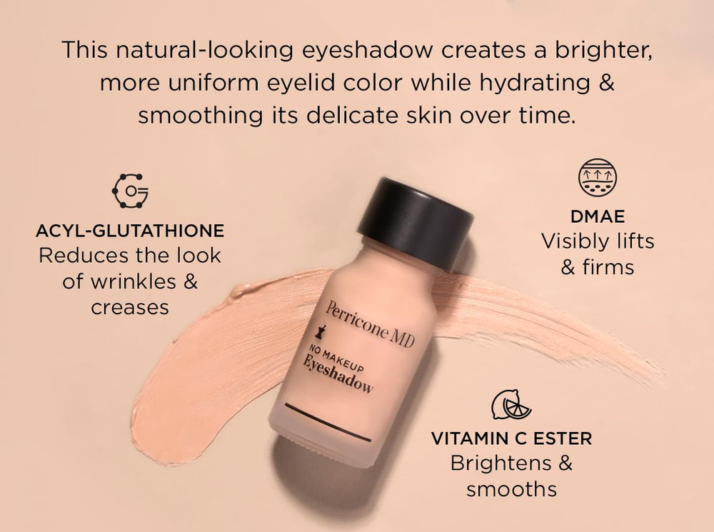 Application soyeuse Perricone MD No Makeup Eyeshadow Ombre 2 Original – dépose juste la bonne dose.