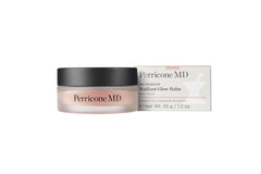 Perricone MD No Makeup Radiant Glow Balm Pearl appliqué sur peau pour teint léger.