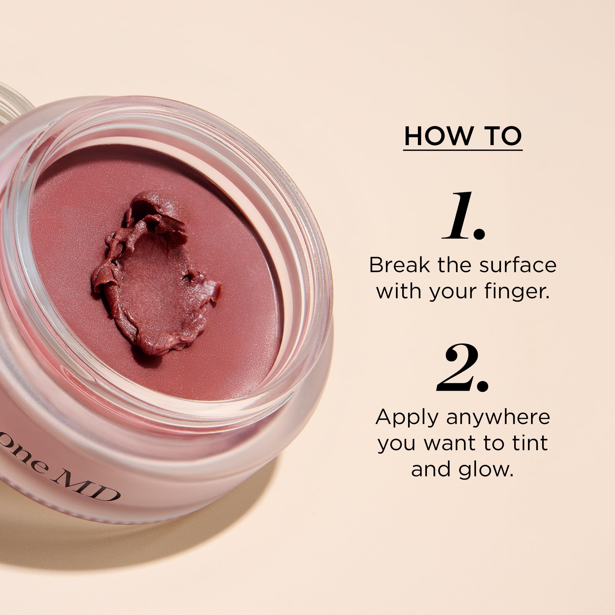 Perricone MD No Makeup Radiant Glow Balm Pearl fini lumineux et naturel.
