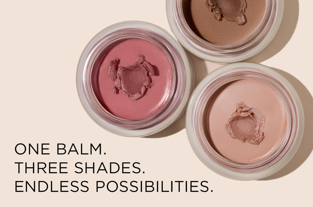 Perricone MD No Makeup Radiant Glow Balm Pearl sur zones ternes pour éclat naturel.