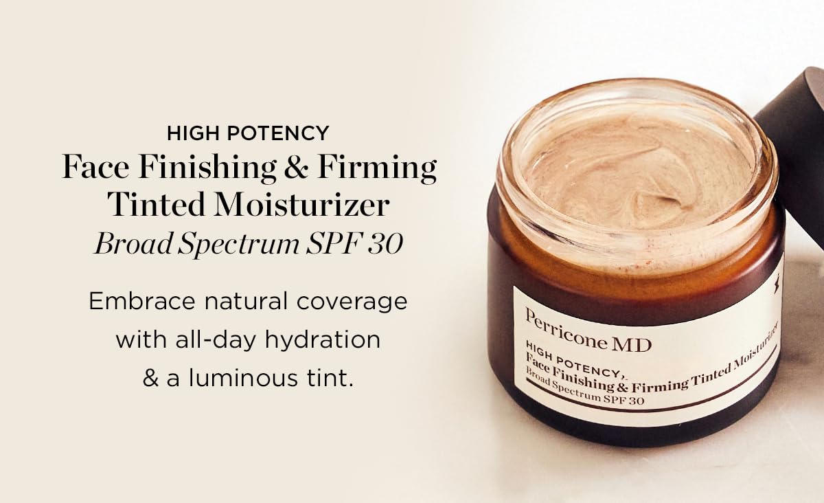 Perricone MD Raffermissement Teint : apparence plus lisse et pores visiblement atténués.