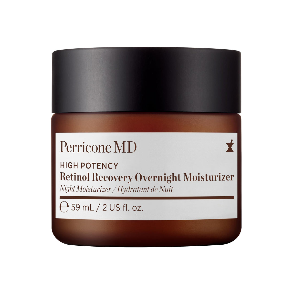Perricone MD Rétinol Nuit flacon — soin nourrissant favorisant le repos cutané.