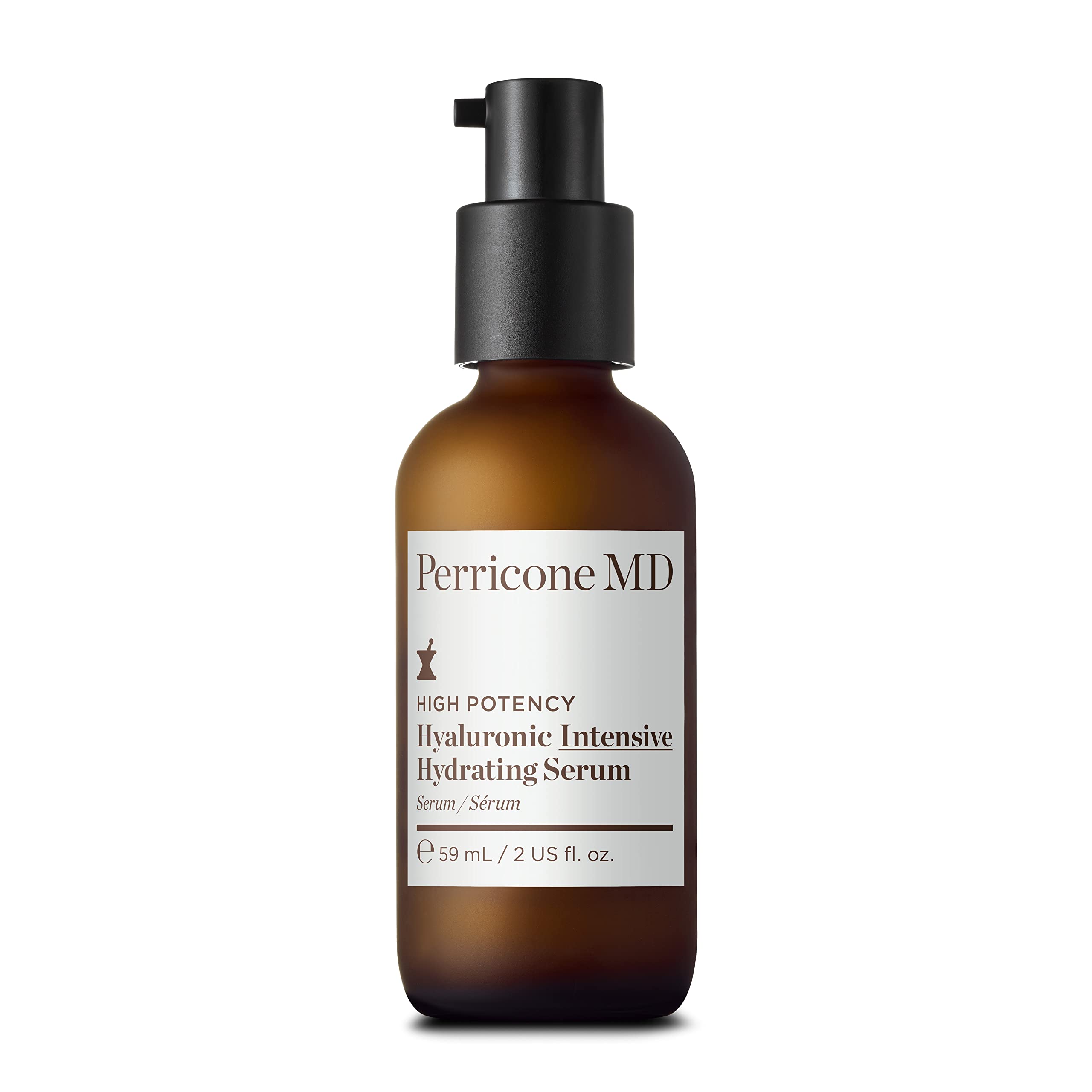 Perricone MD Sérum Hyaluronique, bouteille 2oz, hydratation durable pour peau souple.