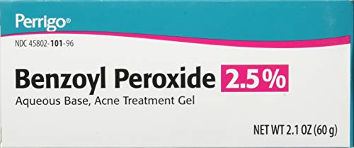 Perrigo gel au peroxyde de benzoyle, texture légère et s étale rapidement.
