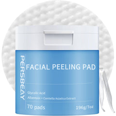 Persbeay Glycolic Pads front-jar view for radiant skin prep.