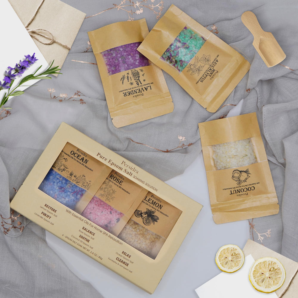 Sels de bain Persidra citron 80 g énergie et éveil du bain