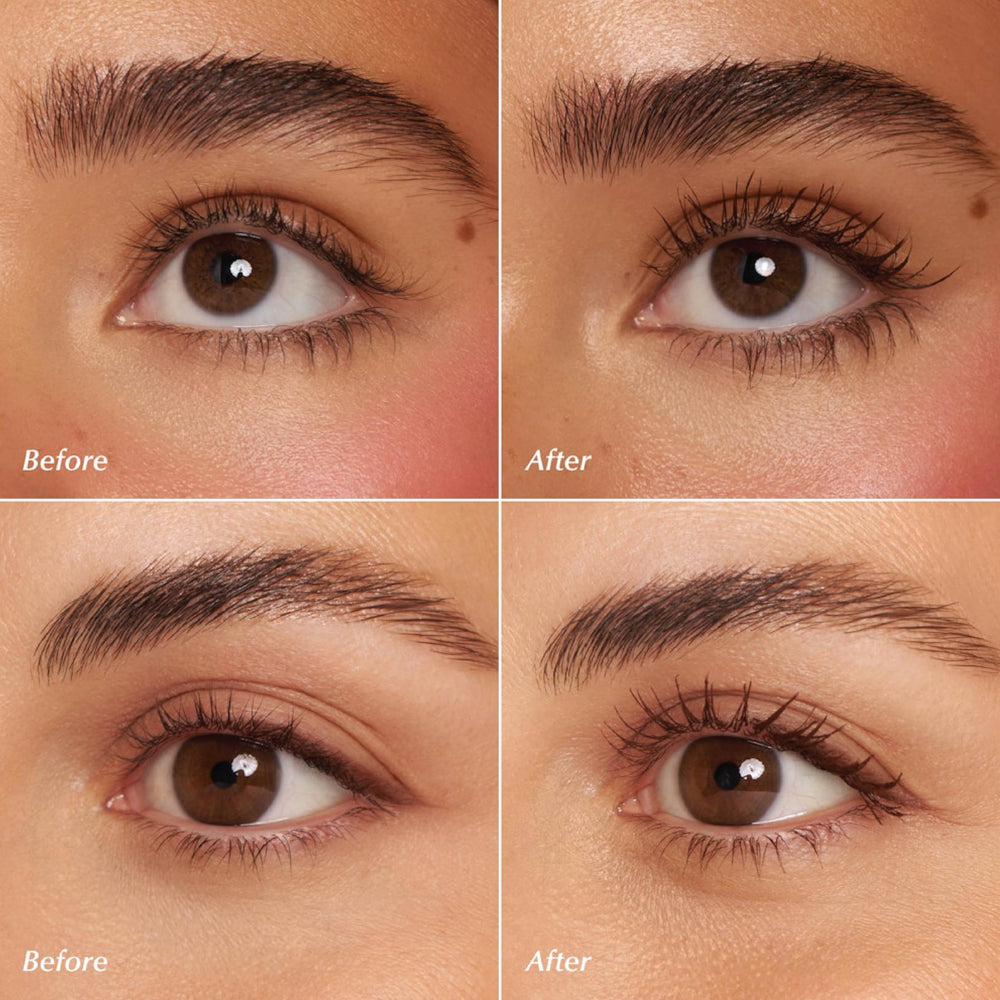 Application précise grâce à la brosse incurvée PERSONA pour un regard étendu.