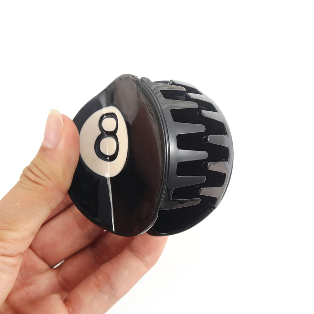 PERSONFUN clip-cheveux-noir-balle-8-compact, idéal en voyage.