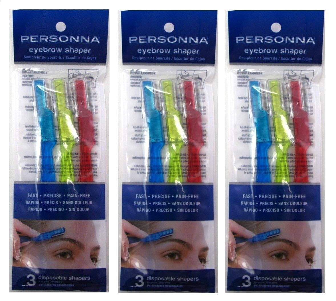 Personna épilateur sourcils – utilisé sur le visage et zones sensibles pour une routine rapide.