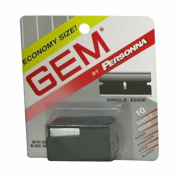 Personna Gem système rangement des lames utilisées pour sécurité.