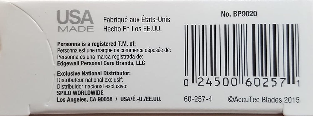 Rasoir à double tranchant utilisé avec les lames Personna.