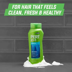 Pert Plus 2 en 1: flacon coloré, démêlage facile après lavage.