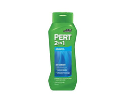 Pert Plus 2 en 1: texture légère et crème, pellicules visibles mieux gérées.