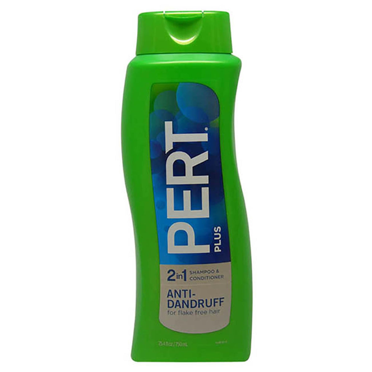 Pert Plus shampooing-dandruff-bouteille : réduction possible des pellicules et fraîcheur.