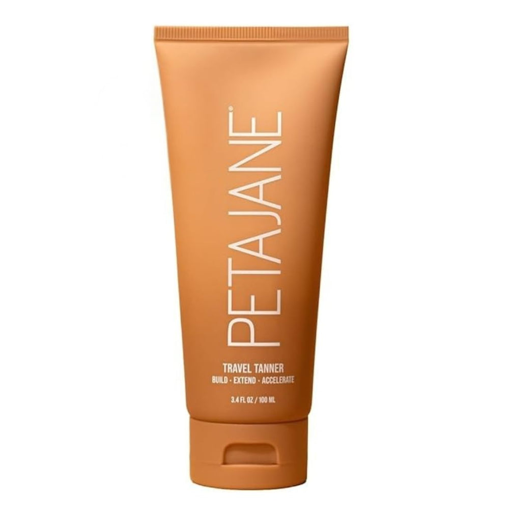 Peta Jane Lotion prolongatrice de bronzage dans une bouteille élégante et hydratante.