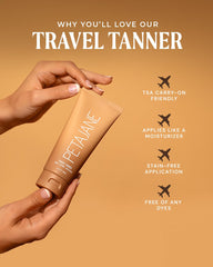 Texture crème légère de Peta Jane avec absorption rapide pour peau sans traces.