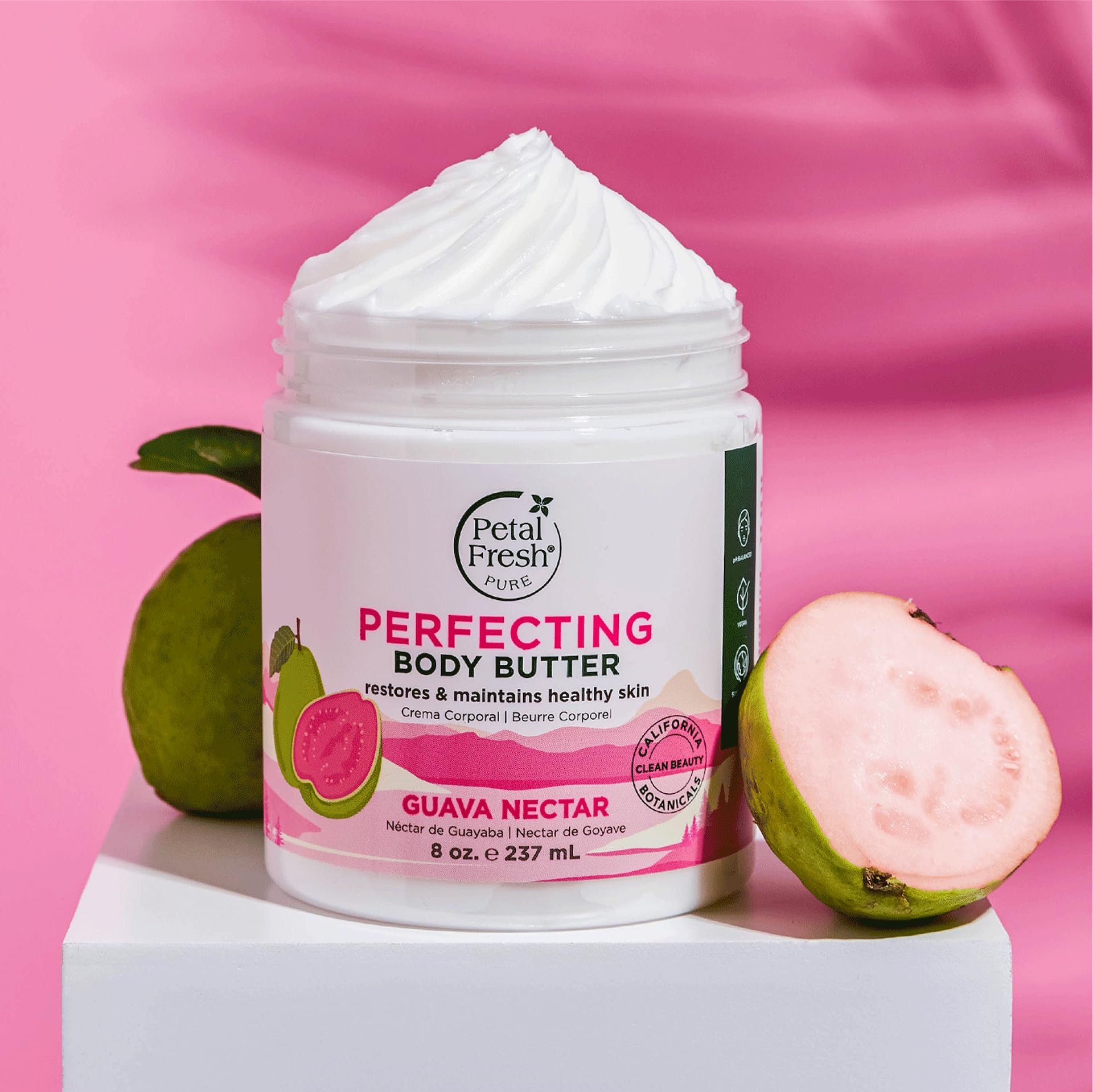 Petal Fresh Guava Nectar Huile Coco Organique — soin nourrissant.
