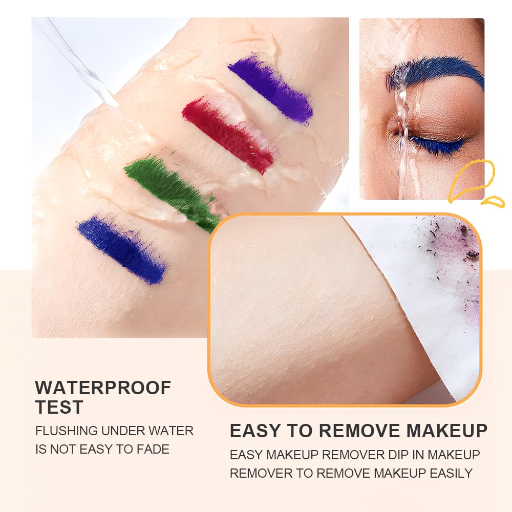 Mascara fibre Petansy – application facile sans bavure sur les cils.