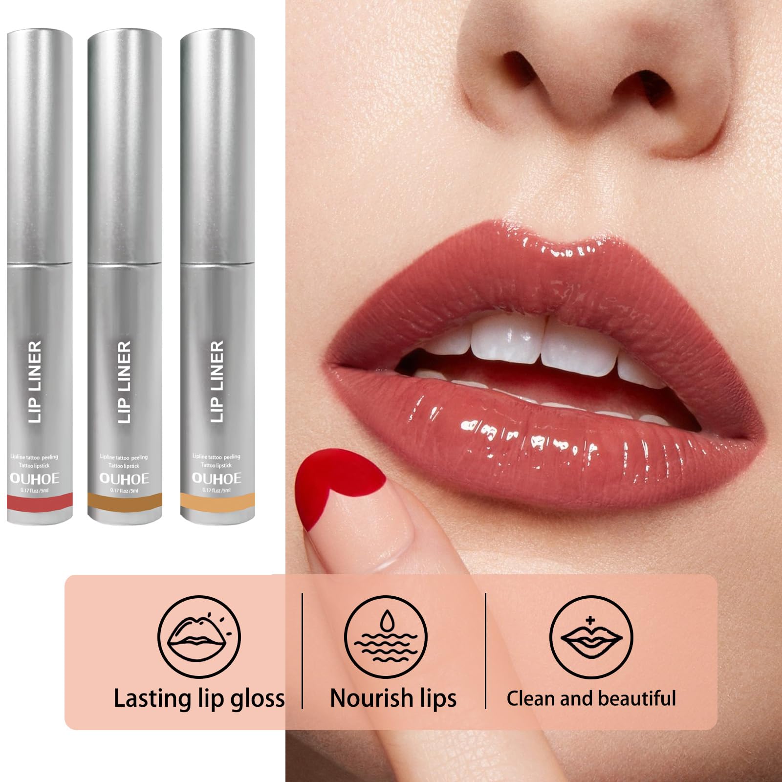 Petansy emballage compact et pratique, 3 teintes dans un seul coffret.