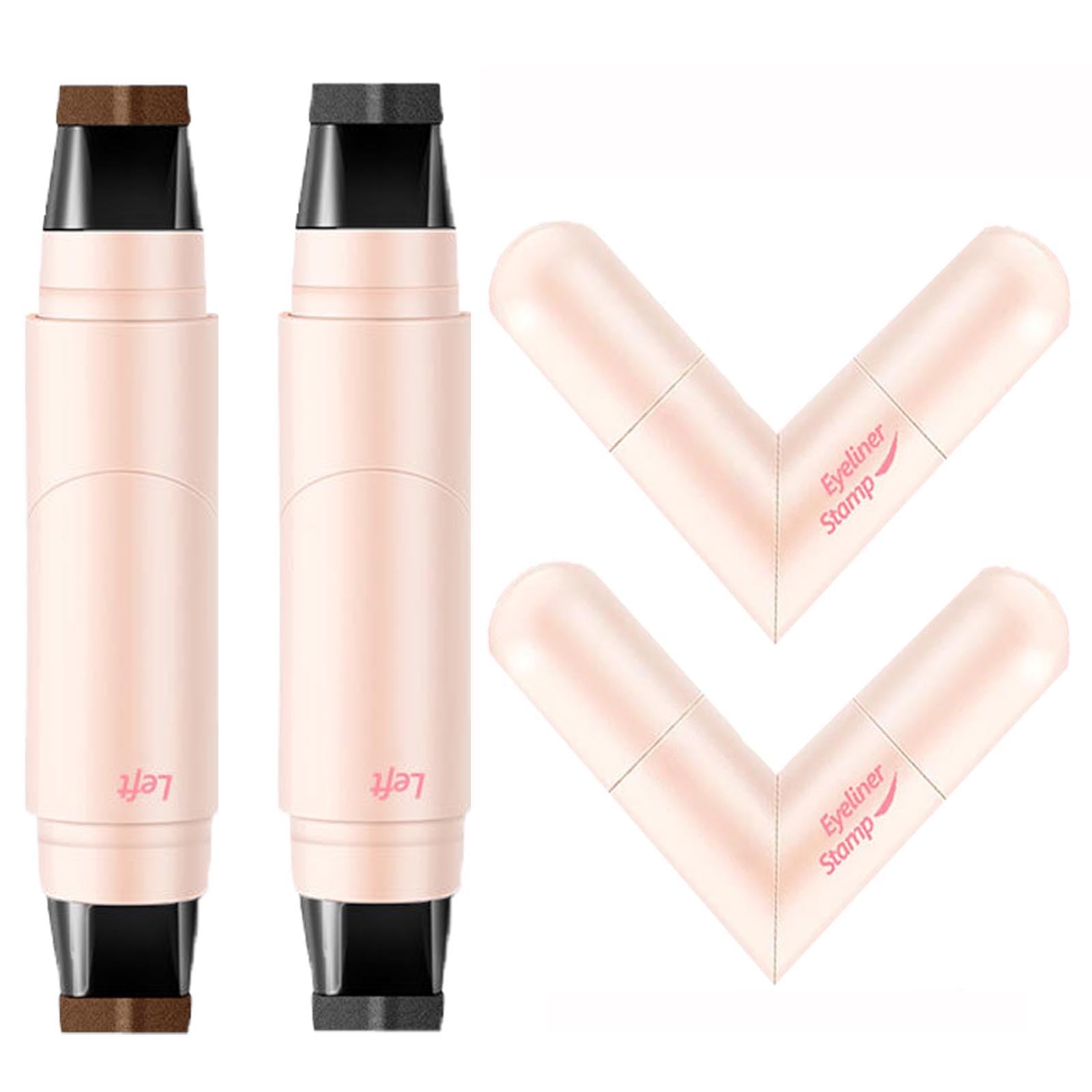 Petansy tampon eyeliner double-tête noir pour un trait précis et durable.
