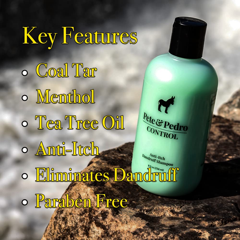 Pete & Pedro CONTROL tea tree oil infusion close-up for refreshing care.