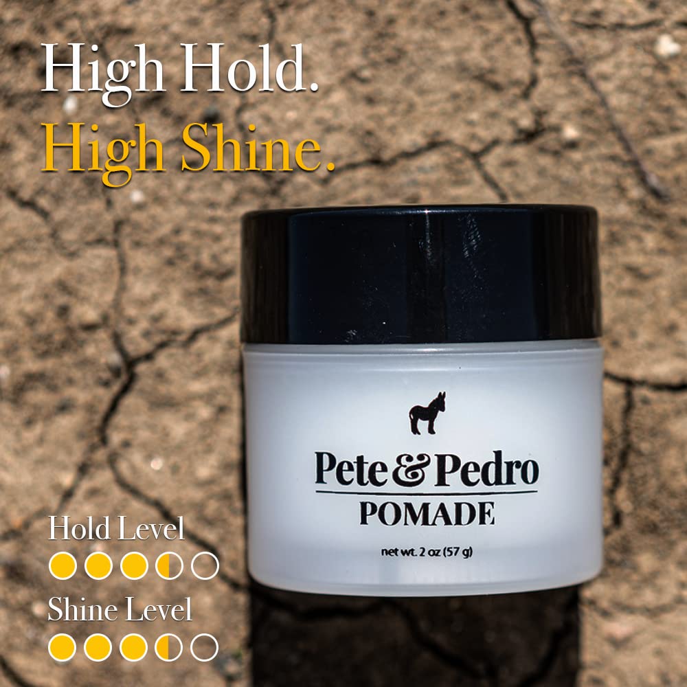 Pete & Pedro pomade coiffage slick-back avec brillance et contrôle