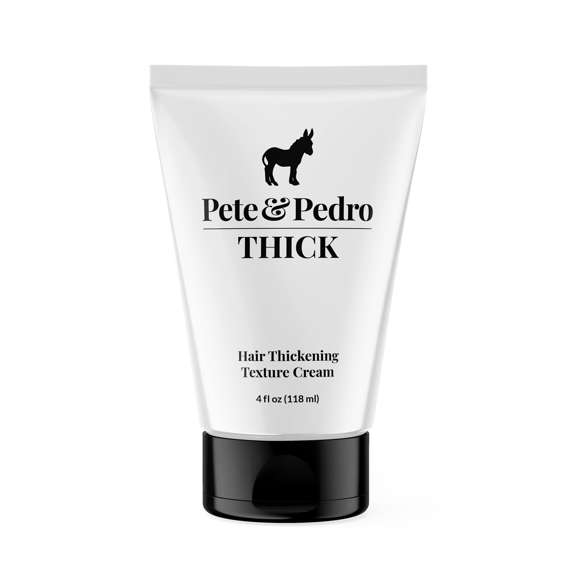 Pete & Pedro Thick Hair Cream – bouteille 118 ml, texture légère et densité.