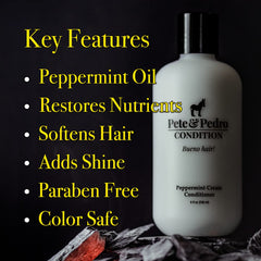 Coffret soin cheveux Pete & Pedro, ensemble complet pour cheveux propres et nourris.